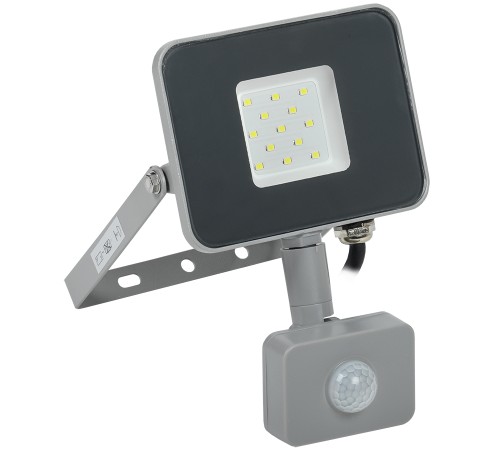 Iek LPDO702-10-K03 Прожектор СДО 07-10Д светодиодный серый с ДД IP44 IEK