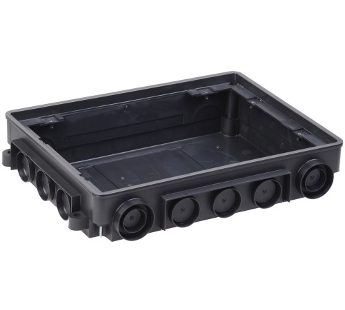 Iek KNU-12-PA-9011 Коробка напольная ONFLOOR 12 модулей Iek KNU-12-PA-9011 Коробка напольная ONFLOOR 12 модулей