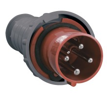 Iek PSR02-063-4 Вилка 034 3Р+РЕ 63А 380В IP54 ИЭК