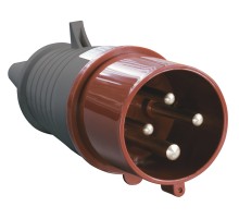 Iek PSR02-032-4 Вилка 024 3Р+РЕ 32А 380В IP44 ИЭК