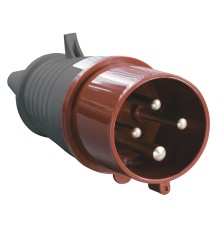 Iek PSR02-032-4 Вилка 024 3Р+РЕ 32А 380В IP44 ИЭК