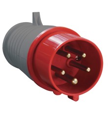Iek PSR02-016-5 Вилка 015 3Р + РЕ+ N 16А 380В IP44 ИЭК