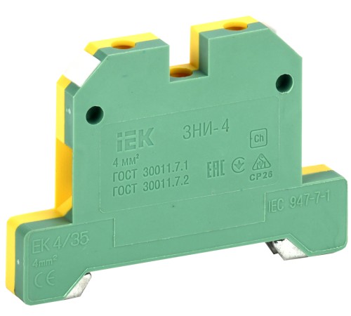 Iek YZN20-004-K52 Зажим наборный ЗНИ-4PEN 4мм2 (JXB-земля)     ИЭК