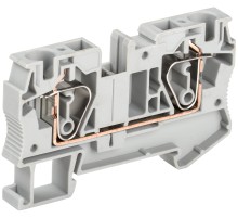 Iek YZN11-006-K03 Клемма пружинная КПИ 2в-6 57А серый IEK