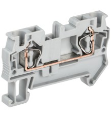Iek YZN11-004-K03 Клемма пружинная КПИ 2в-4 41А серый IEK