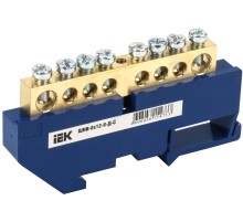 Iek YNN10-812-8D-K07 Шина N "ноль" на DIN-изол ШНИ-8х12-8-Д-С ИЭК