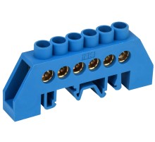 Iek YNN10-812-6DP-K07 Шина N "ноль" в комб DIN-изол "Стойка" ШНИ-8х12-6-КС-С ИЭК