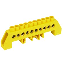 Iek YNN10-812-10DP-K05 Шина PE "земля" в комб DIN-изол"Стойка" ШНИ-8х12-10-КС-Ж ИЭК