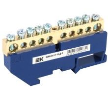 Iek YNN10-812-10D-K07 Шина N "ноль" на DIN-изол ШНИ-8х12-10-Д-С ИЭК