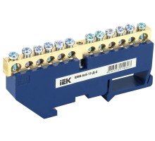 Iek YNN10-69-12D-K07 Шина N "ноль" на DIN-изол ШНИ-6х9-12-Д-С ИЭК