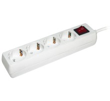 Iek WYP10-16-04-05-ZK-N Удлинитель У04К-выкл. 4 места 2 Р + P Е /5метров 3х1мм2 16А/250 IEK