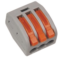 Iek UKZ-004-413 Строительно-монтажная клемма СМК 222-413 (4 шт/упак) IEK