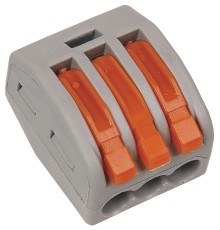 Iek UKZ-004-413 Строительно-монтажная клемма СМК 222-413 (4 шт/упак) IEK