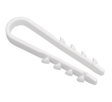 Iek UHH35-19-25-100 Дюбель хомут 19-25мм нейлон белый (100шт) ИЭК