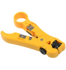 Инструмент ITK TS2-GR20 для зачистки кабеля UTP (упак:1шт) желтый