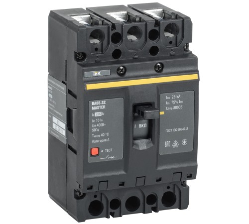 Выкл. авт. ВА88-32 3Р 125А 25кА MASTER IEK IEK SVA10-3-0125-02