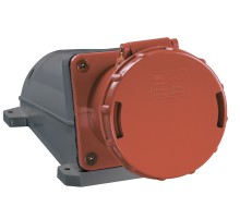 Iek PSR12-063-5 Розетка 135 стационарная 3Р + РЕ+ N 63А 380В IP54 ИЭК