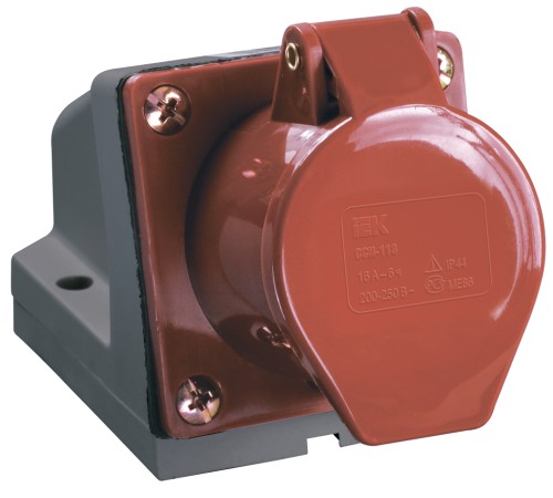 Iek PSR12-032-4 Розетка 124 стационарная 3Р+РЕ 32А 380В IP44 ИЭК Iek PSR12-032-4 Розетка 124 стационарная 3Р+РЕ 32А 380В IP44 ИЭК
