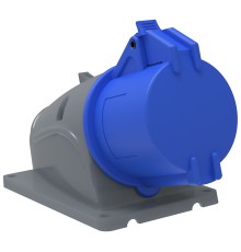 Iek PSN11-032-3 Розетка стационарная ССИ-123 32А-6ч/200-250В 2Р + РЕ IP44 MAGNUM ИЭК