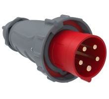 Iek PSN02-063-5 Вилка переносная ССИ-035 63А-6ч/200/346-240/415В 3Р + РЕ+ N IP67 MAGNUM ИЭК