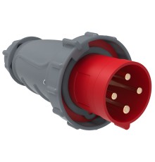 Iek PSN02-063-4 Вилка переносная ССИ-034 63А-6ч/380-415В 3Р + РЕ IP67 MAGNUM ИЭК