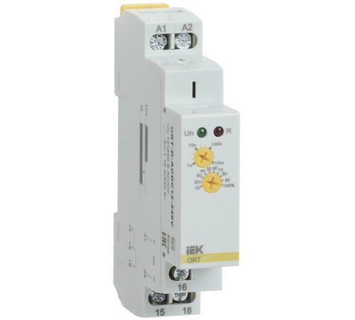 Реле задержки выключения при снятии питания ORT 12-240В AC/DC IEK ORT-D-ACDC12-240V