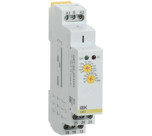 Реле задержки включения ORT 2 конт. 230В AC IEK ORT-A2-AC230V