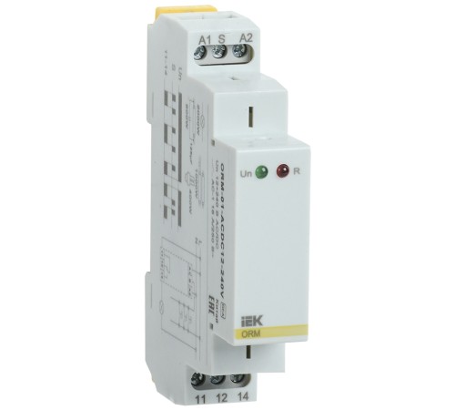 Импульсное реле ORM 1 контактакт 12-240 В AC/DC IEK ONI