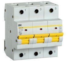 Iek MVA50-3-125-C Авт. выкл. ВА47-150 3Р 125А 15кА х-ка C