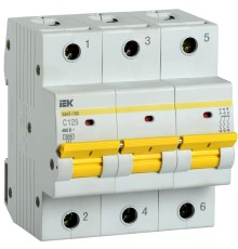 Iek MVA50-3-125-C Авт. выкл. ВА47-150 3Р 125А 15кА х-ка C
