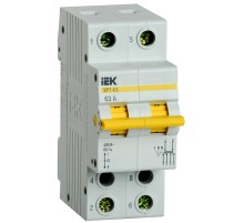 Iek MPR10-2-063 Выключатель-разъединитель трехпозиционный ВРТ-63 2P 63А