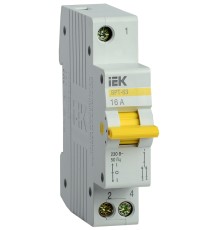 Выключатель-разъединитель трехпозиционный 1п ВРТ-63 16А ИЭК MPR10-1-016