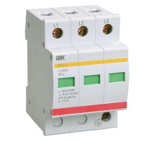 Выключатель автоматический IEK MOP20-3-B 30A тип B 3П 400В 3мод (упак.:1шт)