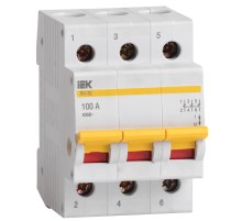 Выключатель нагрузки ВН-32 100А/3П ИЭК MNV10-3-100