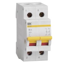 Выключатель нагрузки ВН-32 40А/2П ИЭК MNV10-2-040