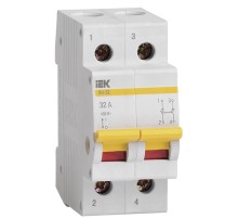 Iek MNV10-2-032 Выключатель нагрузки (мини-рубильник) ВН-32 2Р  32А ИЭК