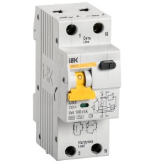 Iek MAD22-5-063-C-100 АВДТ 32 C63 100мА  - Автоматический Выключатель Дифф. тока