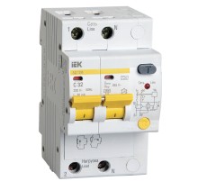 Iek MAD12-2-032-C-030 Диф.автомат АД12М 2Р С32  30мА ИЭК