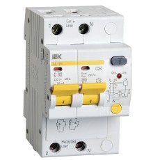 Iek MAD12-2-032-C-030 Диф.автомат АД12М 2Р С32  30мА ИЭК