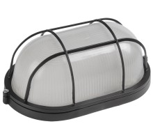 Iek LNPP0-1402-1-060-K02 Светильник НПП1402 черный/овал с реш.60Вт IP54  ИЭК