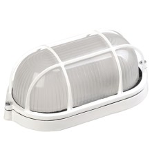 Iek LNPP0-1402-1-060-K01 Светильник НПП1402 белый/овал с реш.60Вт IP54  ИЭК