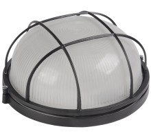 Iek LNPP0-1302-1-060-K02 Светильник НПП1302 черный/круг с реш.60Вт IP54  ИЭК