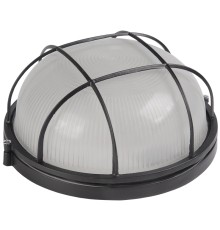 Iek LNPP0-1302-1-060-K02 Светильник НПП1302 черный/круг с реш.60Вт IP54  ИЭК