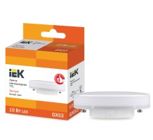 Iek LLE-T80-10-230-30-GX53 Лампа светодиодная ECO T75 таблетка 10Вт 230В 3000К GX53 IEK