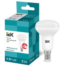 Iek LLE-R50-5-230-40-E14 Лампа светодиодная ECO R50 рефлектор 5Вт 230В 4000К E14 IEK