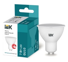 Iek LLE-PAR16-7-230-40-GU10 Лампа светодиодная ECO PAR16 софит 7Вт 230В 4000К GU10 IEK