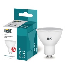 Iek LLE-PAR16-7-230-40-GU10 Лампа светодиодная ECO PAR16 софит 7Вт 230В 4000К GU10 IEK
