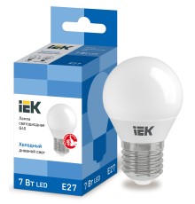 Iek LLE-G45-7-230-65-E27 Лампа светодиодная ECO G45 шар 7Вт 230В 6500К E27 IEK