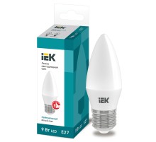 Iek LLE-C35-9-230-40-E27 Лампа светодиодная LED C35 свеча 9Вт 230В 4000К E27