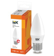 Iek LLE-C35-9-230-30-E27 Лампа светодиодная LED C35 свеча 9Вт 230В 3000К E27